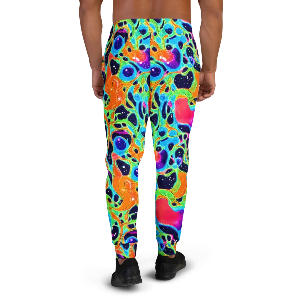 Luminous Amoeba on Men's Joggers — Back