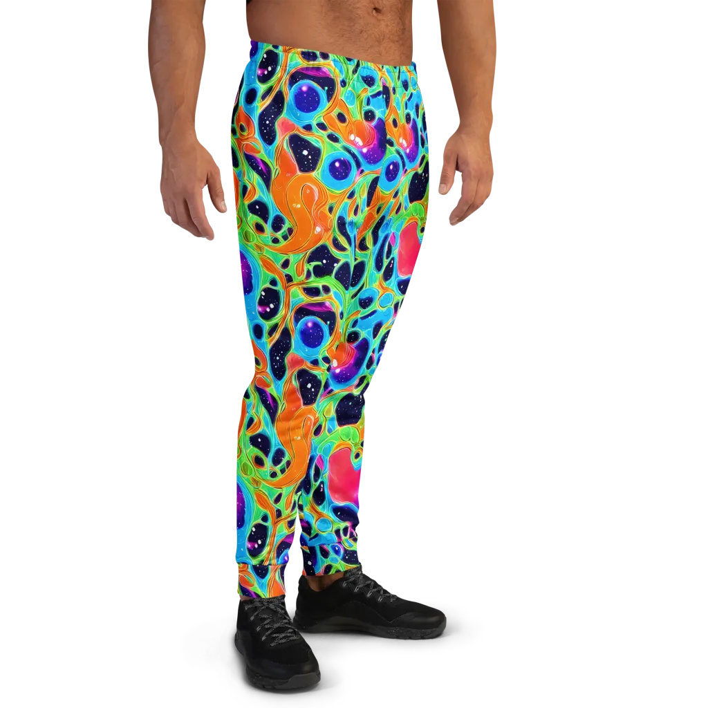 Luminous Amoeba on Men's Joggers — Right