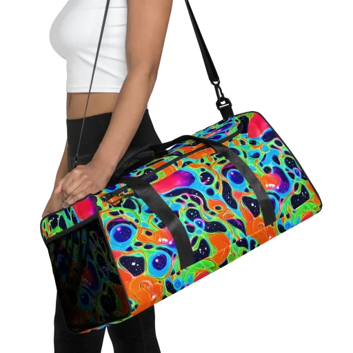 Luminous Amoeba on a Duffle Bag
