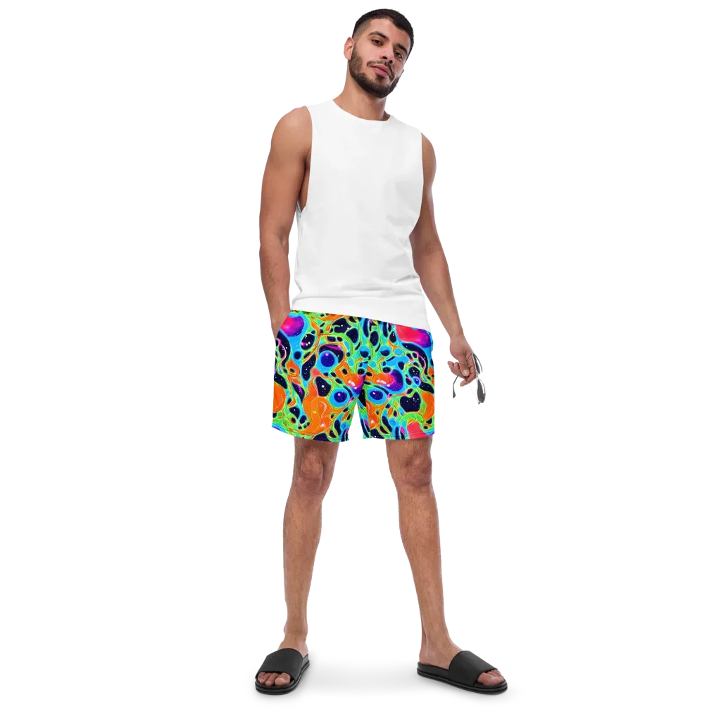 Luminous Amoeba on Swim Trunks — Front