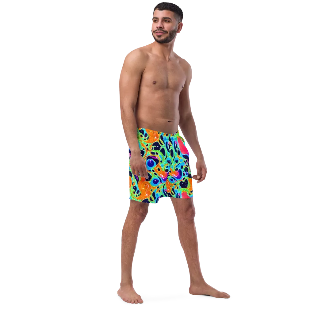 Luminous Amoeba on Swim Trunks — Right Front