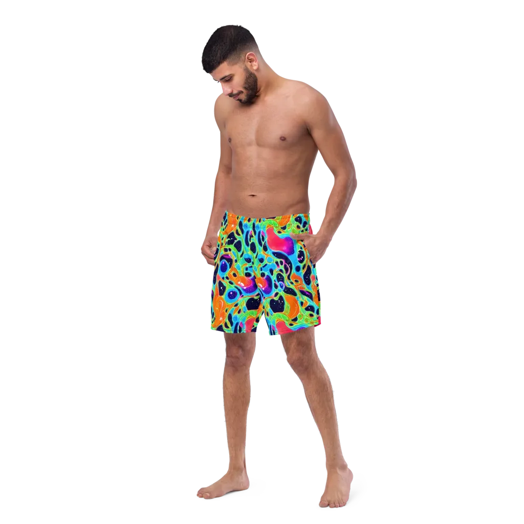 Luminous Amoeba on Swim Trunks — Left Front