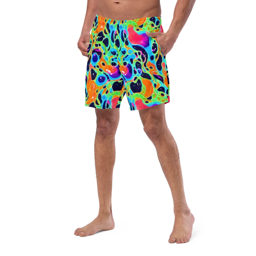 Luminous Amoeba on Swim Trunks — Left Front