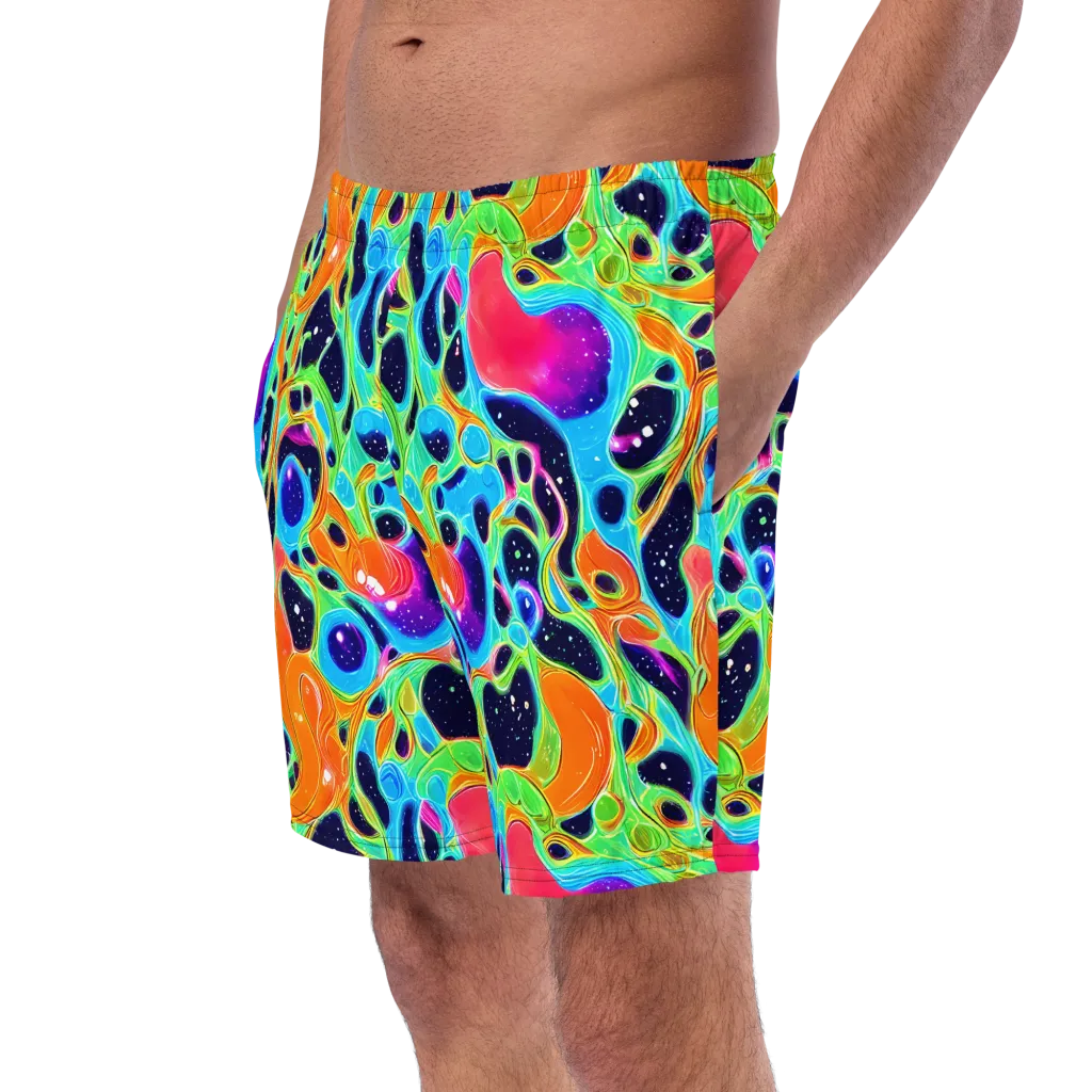 Luminous Amoeba on Swim Trunks — Left Front