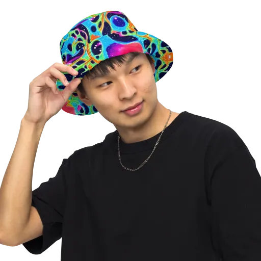 Luminous Amoeba on a Reversible Bucket Hat