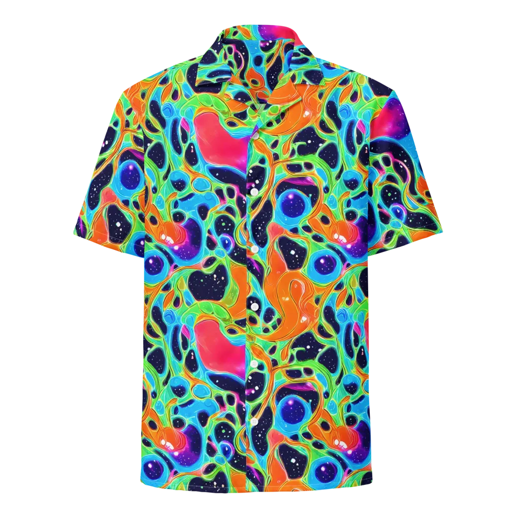 Luminous Amoeba on Button Shirt — Front