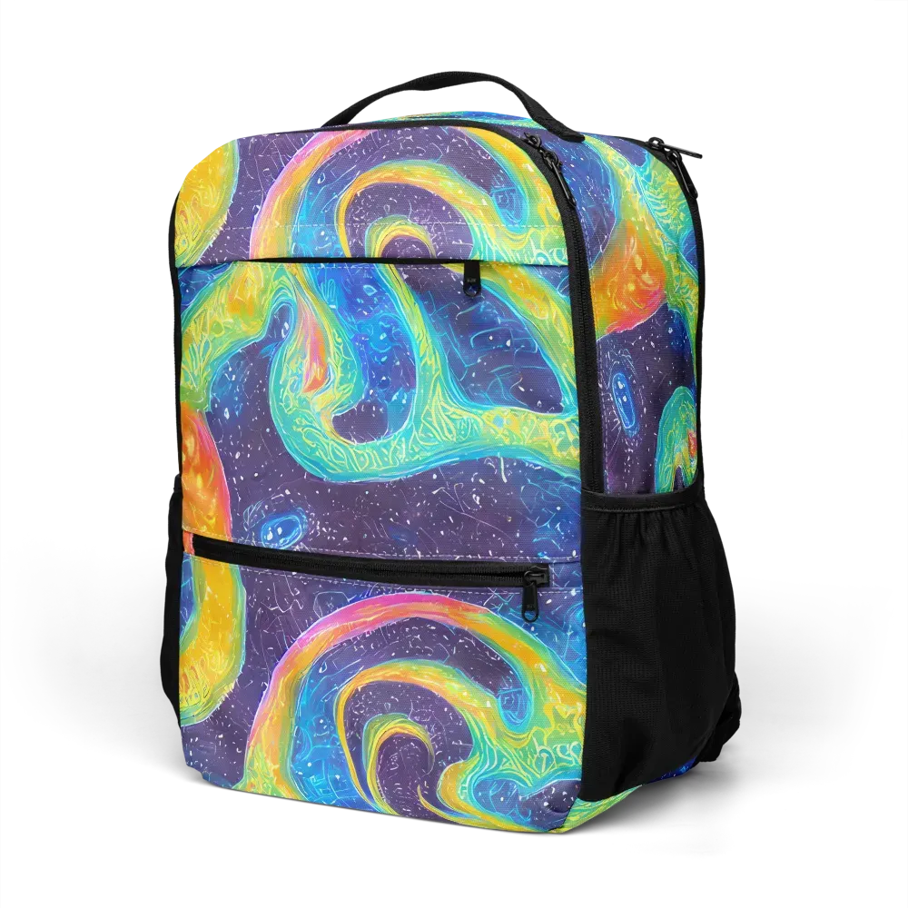 Oceanic Voltage on Utility Backpack — Left Front