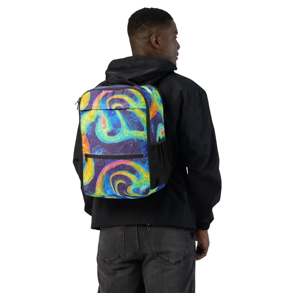 Oceanic Voltage on Utility Backpack — Back