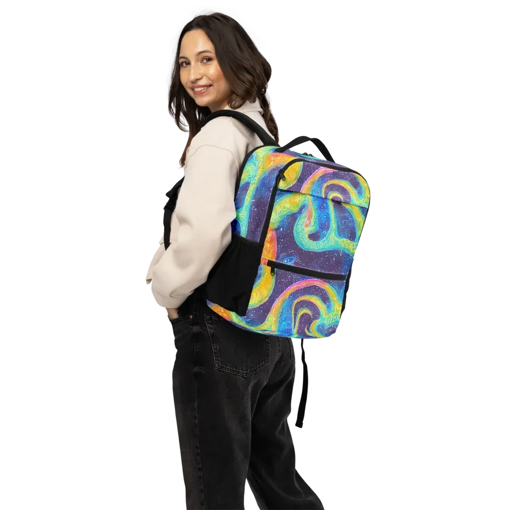 Oceanic Voltage on Utility Backpack — Back
