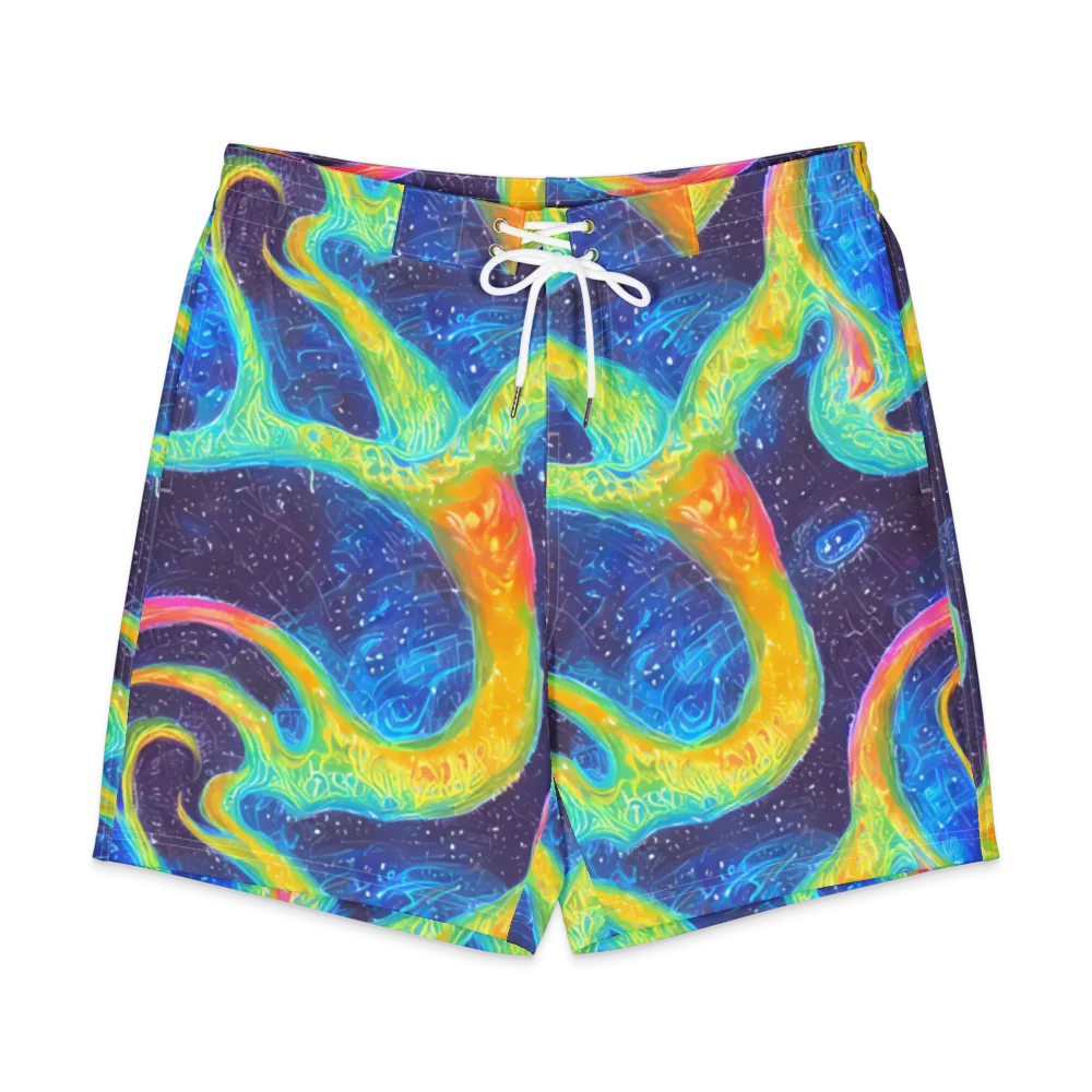 Oceanic Voltage on Men's Board Shorts — Front