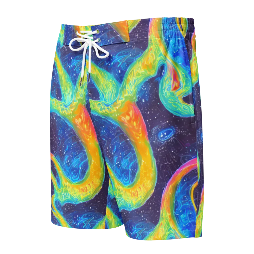 Oceanic Voltage on Men's Board Shorts — Front