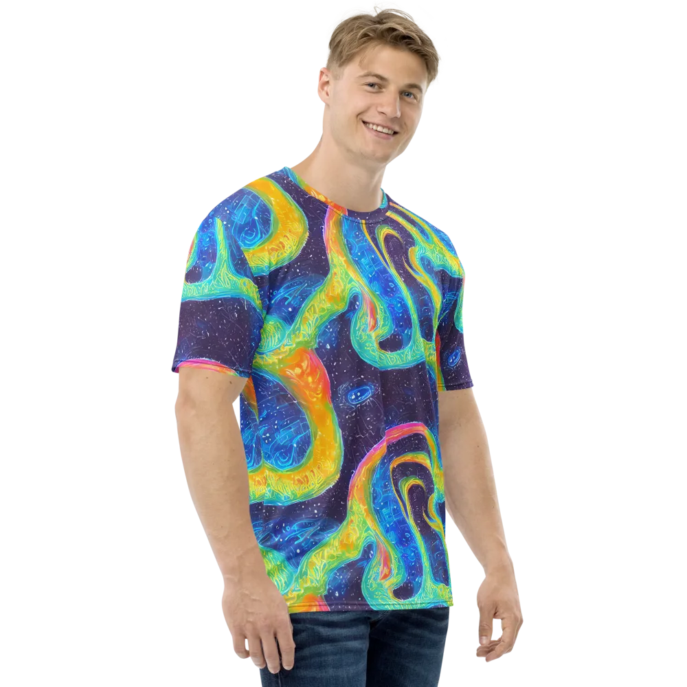 Oceanic Voltage on Men's Crew Neck T-Shirt — Right