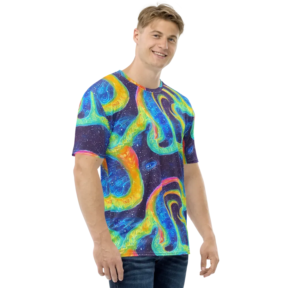 Oceanic Voltage on Men's Crew Neck T-Shirt — Right