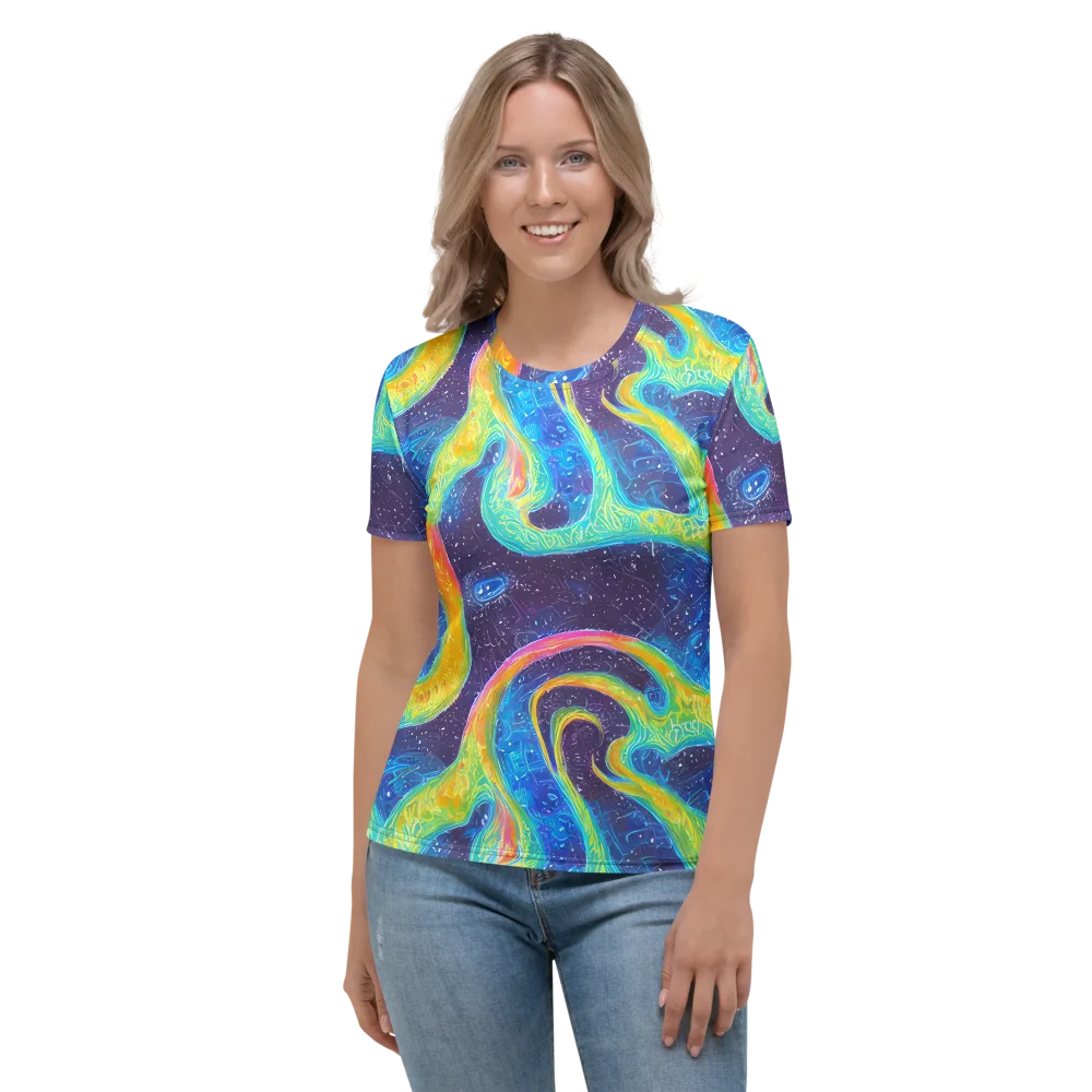 Oceanic Voltage on Women's Crew Neck T-Shirt — Front