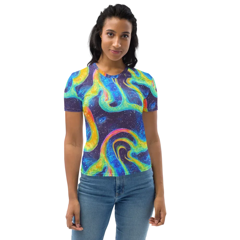 Oceanic Voltage on Women's Crew Neck T-Shirt — Front