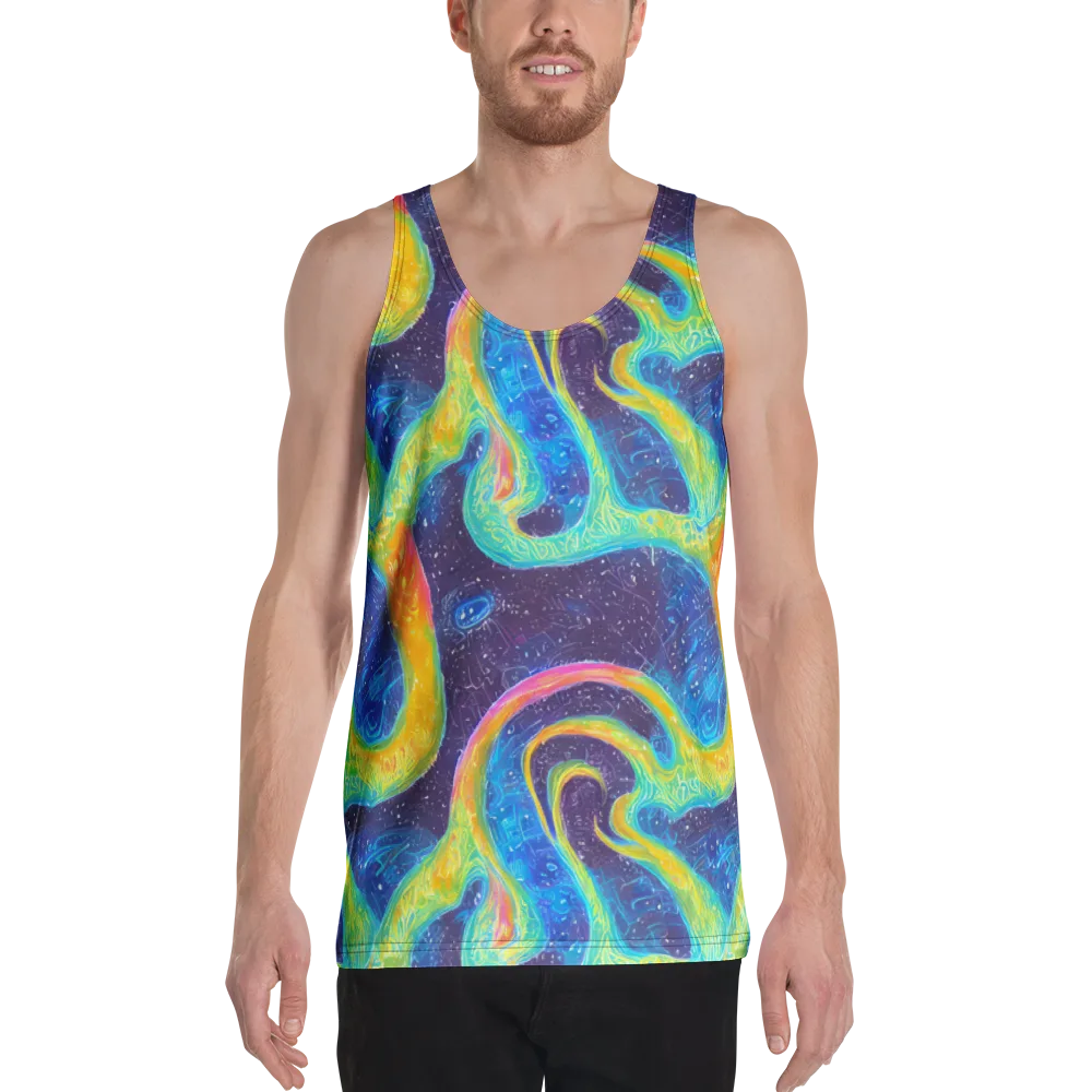 Oceanic Voltage on Men's Tank Top — Front
