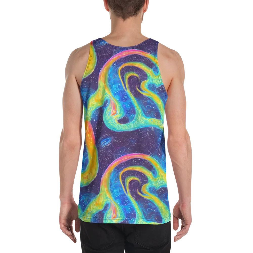 Oceanic Voltage on Men's Tank Top — Back