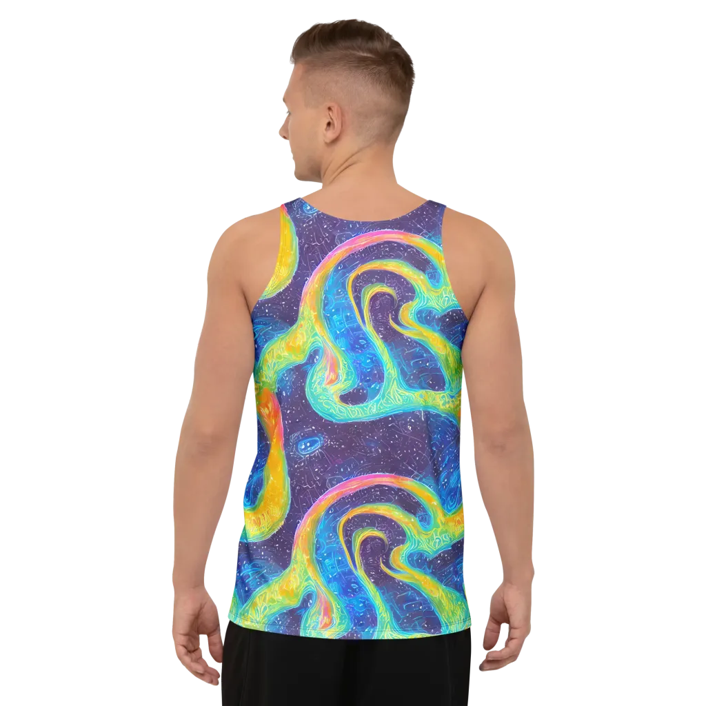 Oceanic Voltage on Men's Tank Top — Back