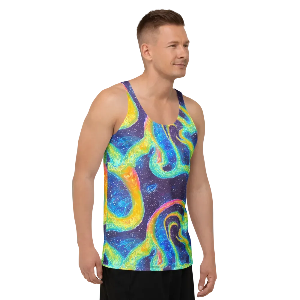 Oceanic Voltage on Men's Tank Top — Right Front