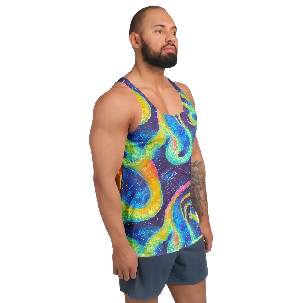 Oceanic Voltage on Men's Tank Top — Right Front