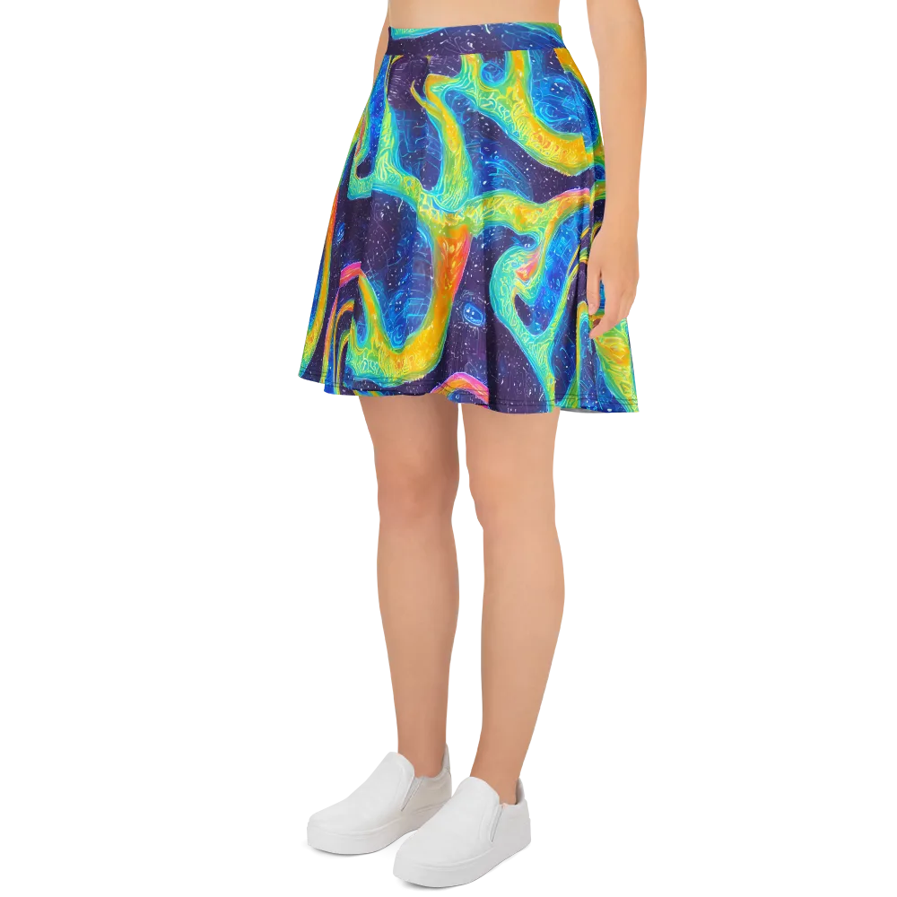 Oceanic Voltage on Skater Skirt — Left
