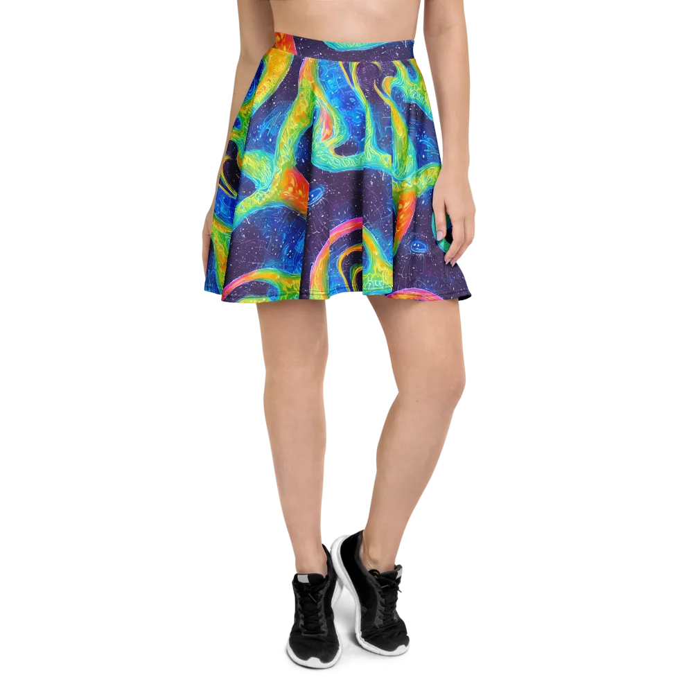 Oceanic Voltage on Skater Skirt — Front