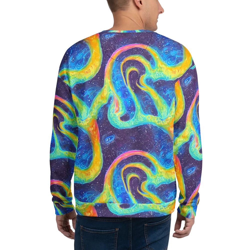Oceanic Voltage on Sweatshirt — Back