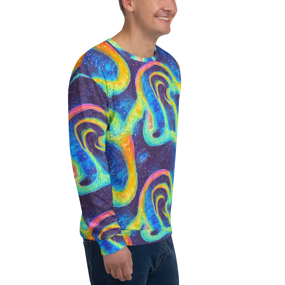 Oceanic Voltage on Sweatshirt — Right Front