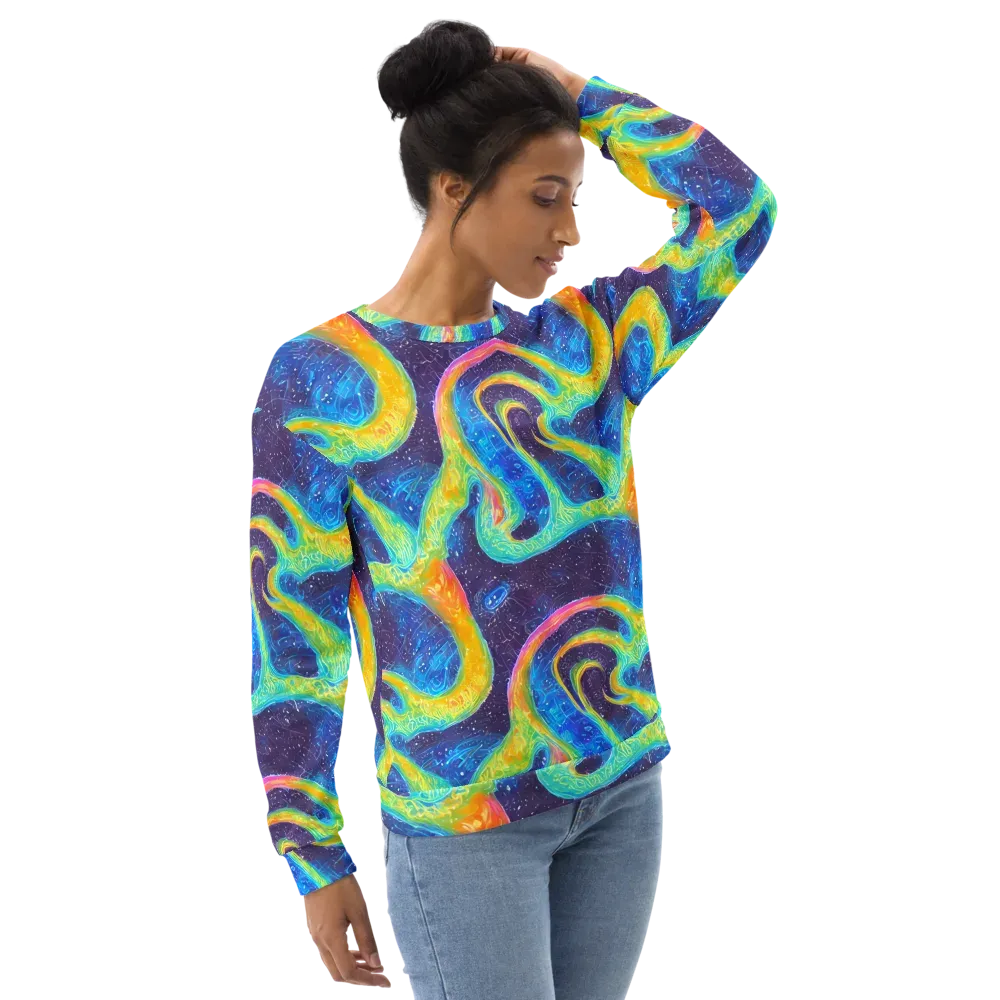 Oceanic Voltage on Sweatshirt — Right Front