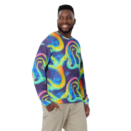 Oceanic Voltage on a Sweatshirt