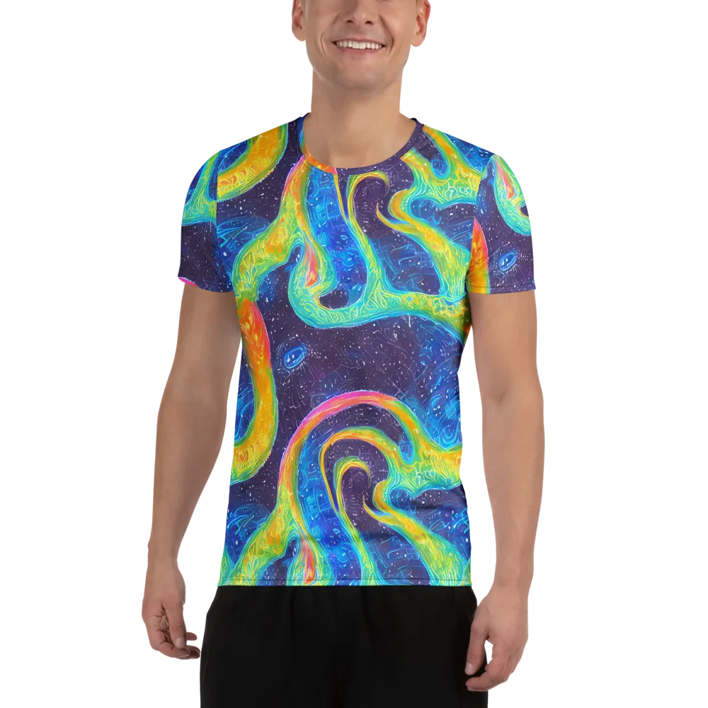 Oceanic Voltage on Men's Athletic T-Shirt — Front