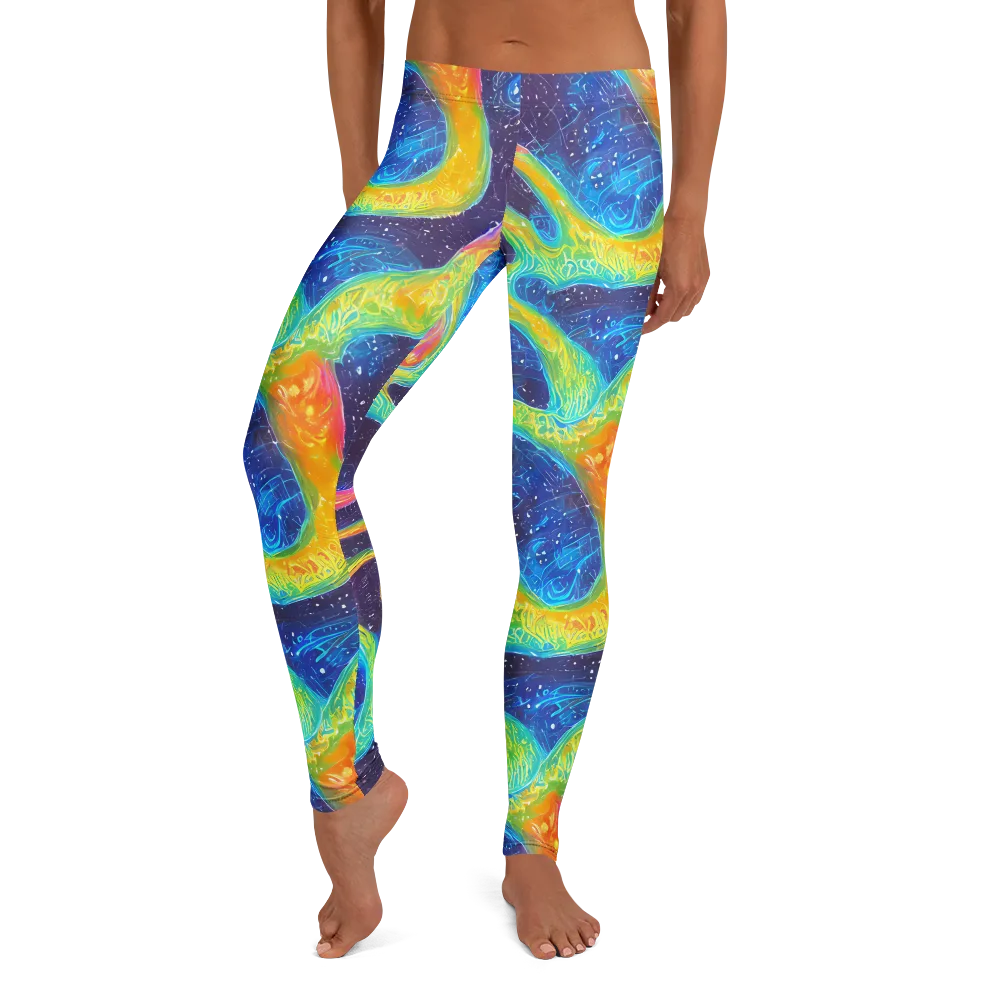 Oceanic Voltage on Leggings — Front