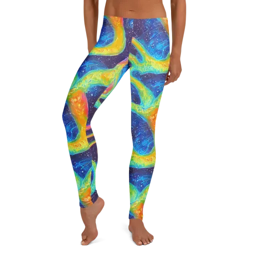 Oceanic Voltage on a Leggings
