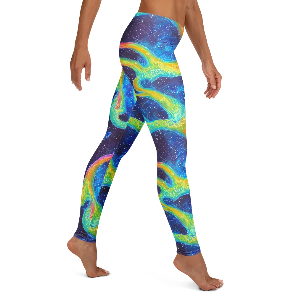 Oceanic Voltage on Leggings — Right