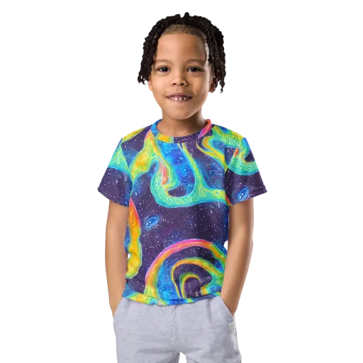 Oceanic Voltage on a Kids Crew Neck T-Shirt