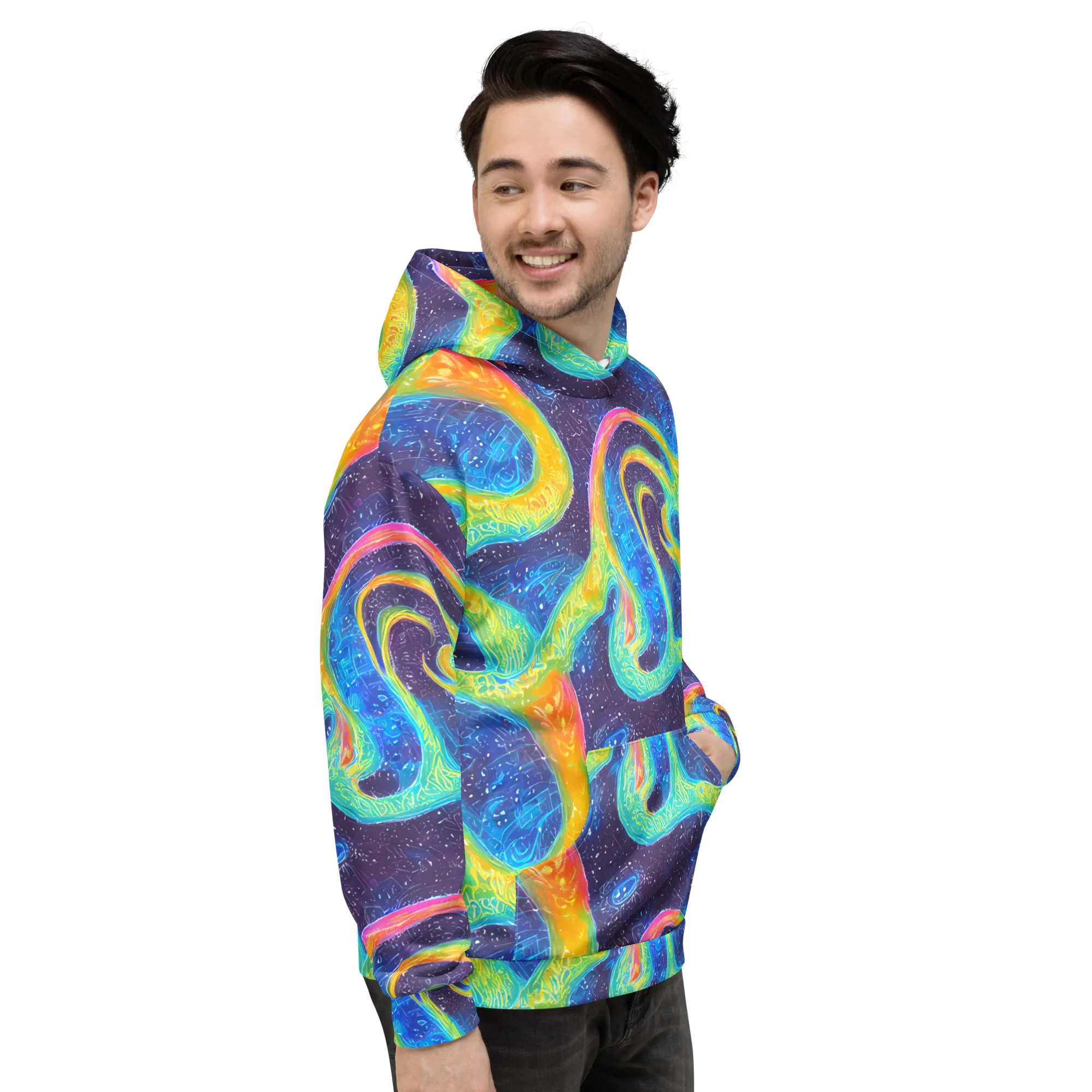 Oceanic Voltage on Hoodie — Right
