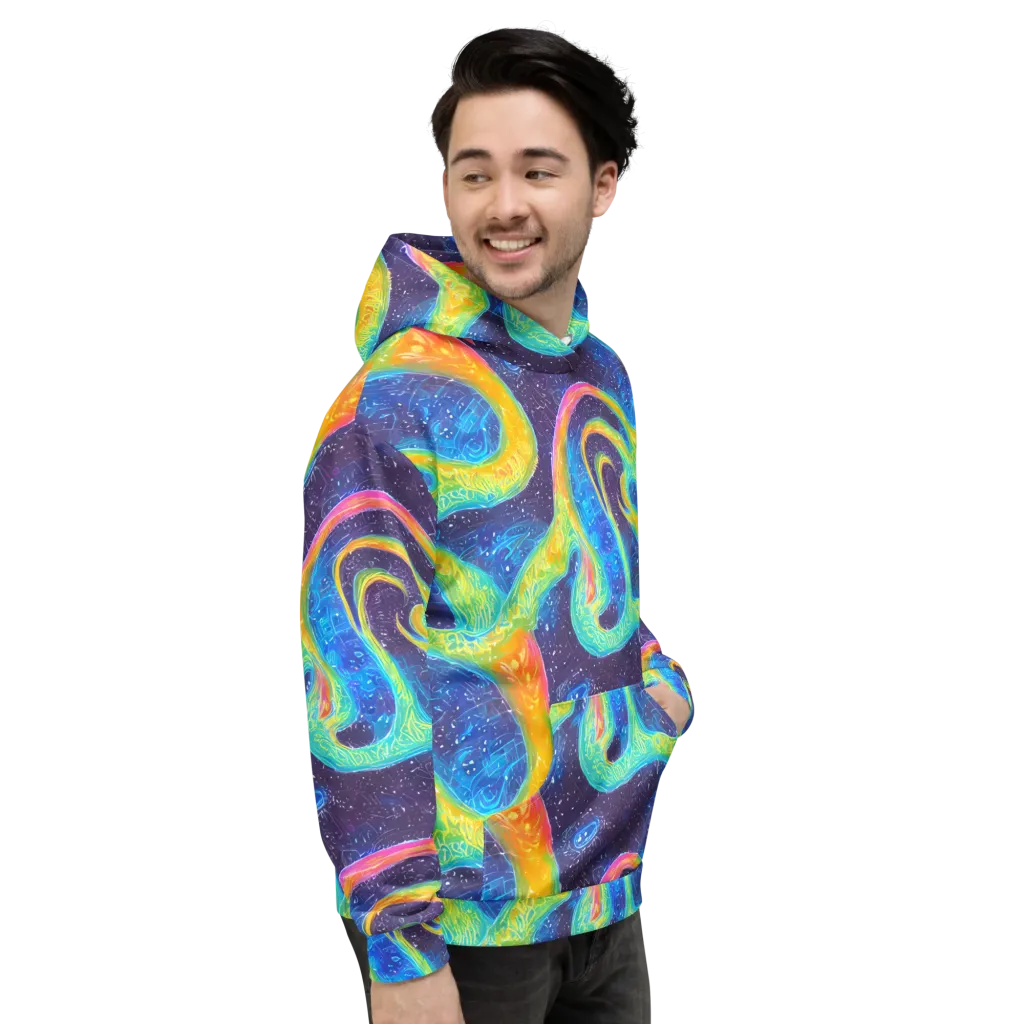 Oceanic Voltage on Hoodie — Right