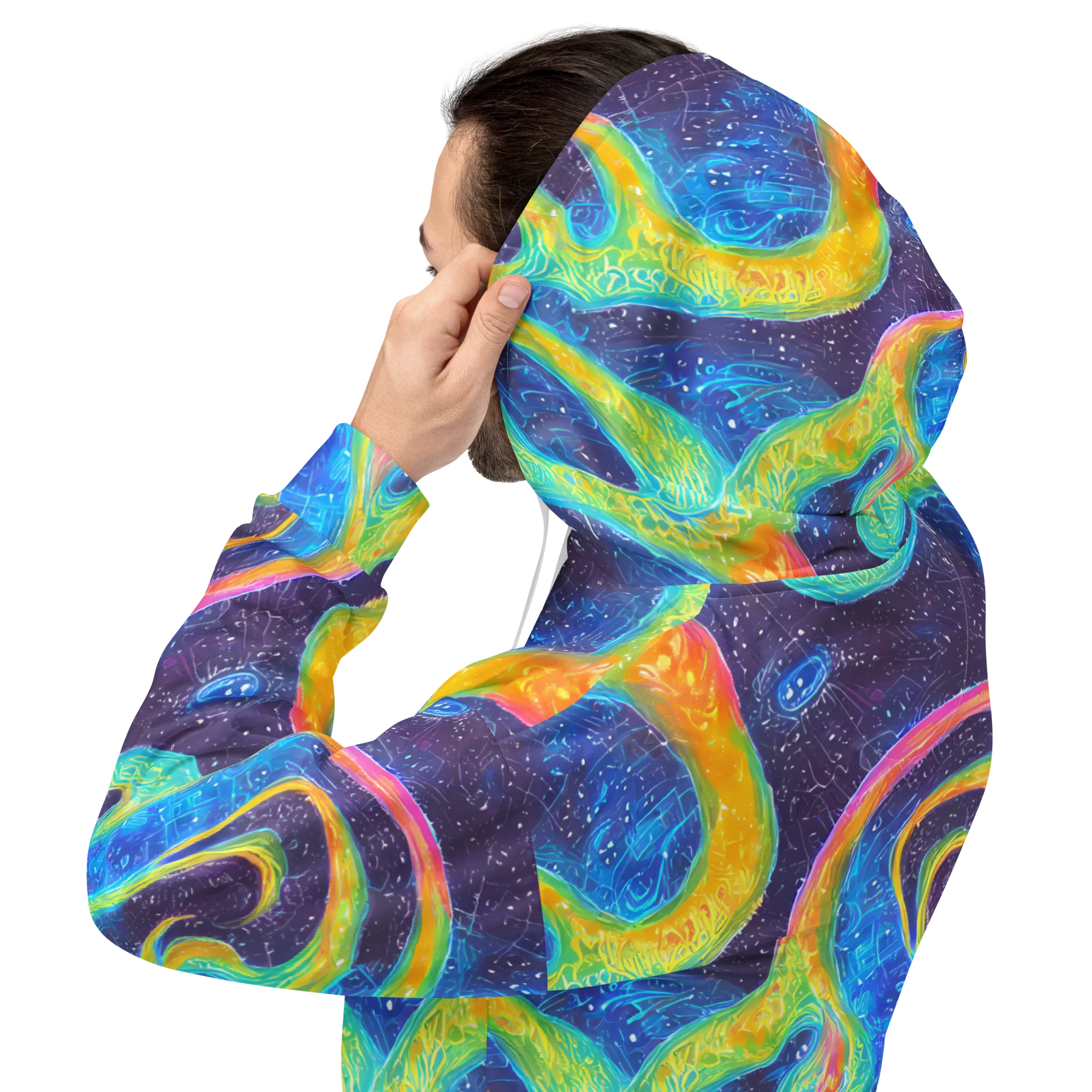 Oceanic Voltage on Hoodie — Back