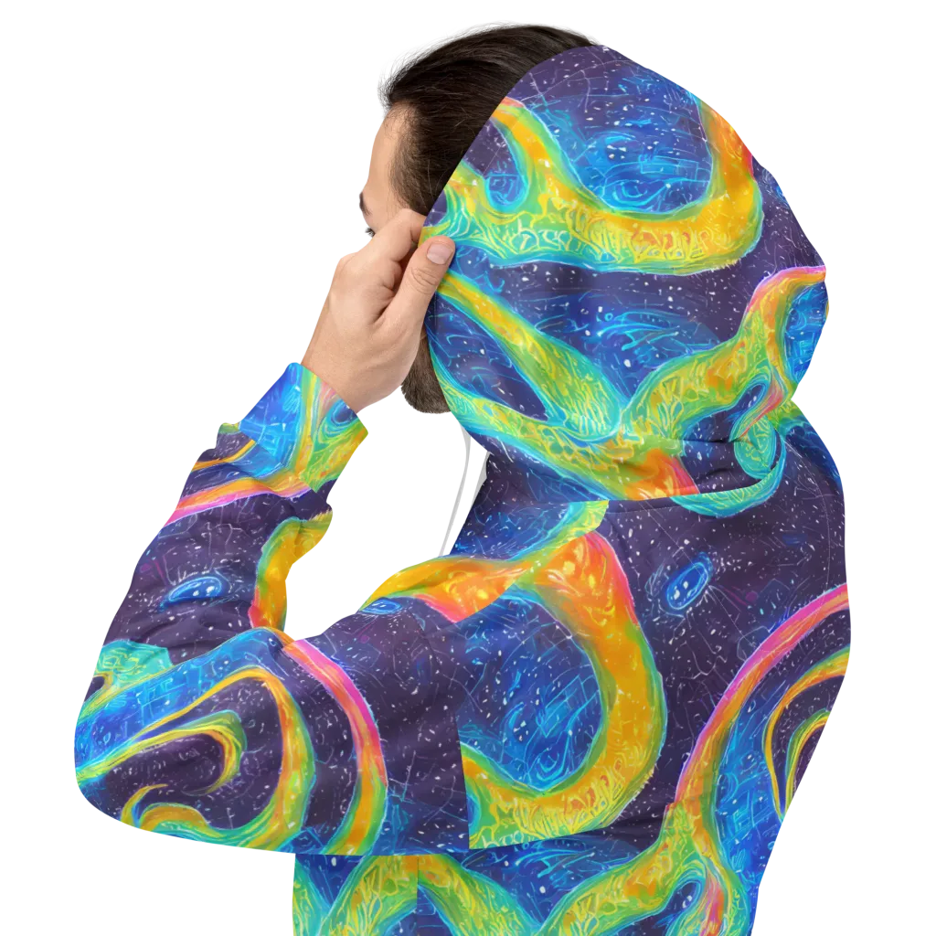 Oceanic Voltage on Hoodie — Back