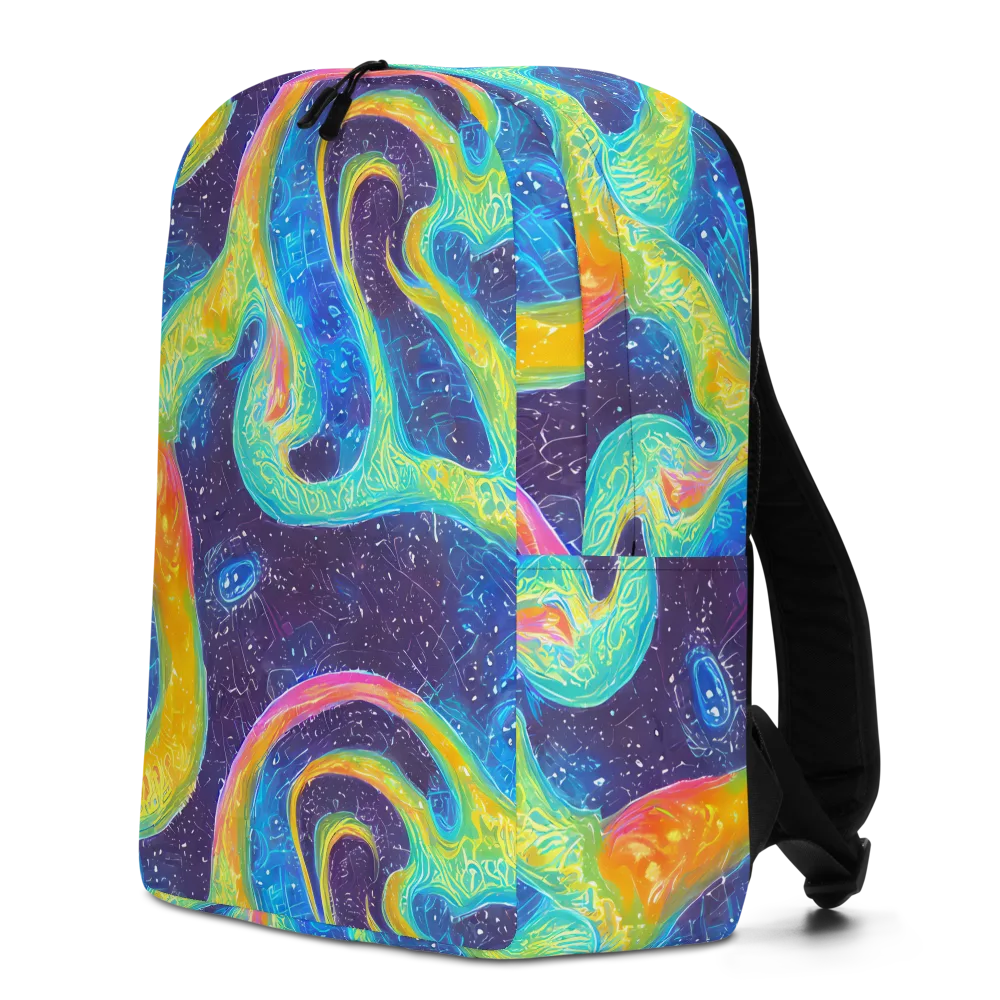 Oceanic Voltage on Minimalist Backpack — Left