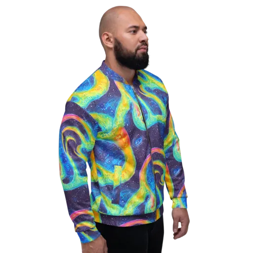 Oceanic Voltage on a Bomber Jacket