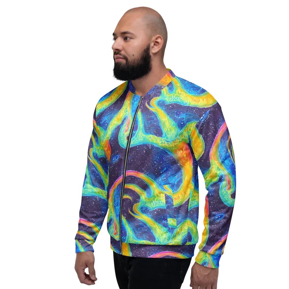 Oceanic Voltage on Bomber Jacket — Left