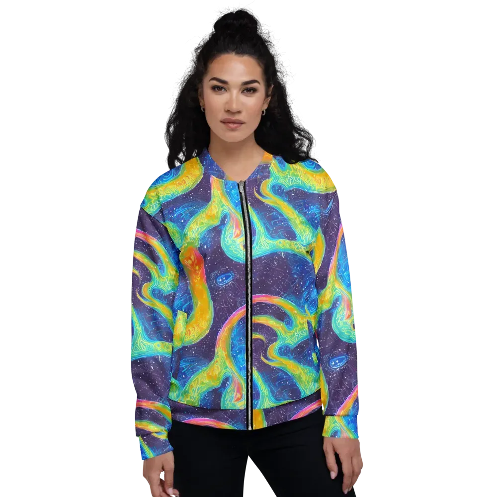 Oceanic Voltage on Bomber Jacket — Front