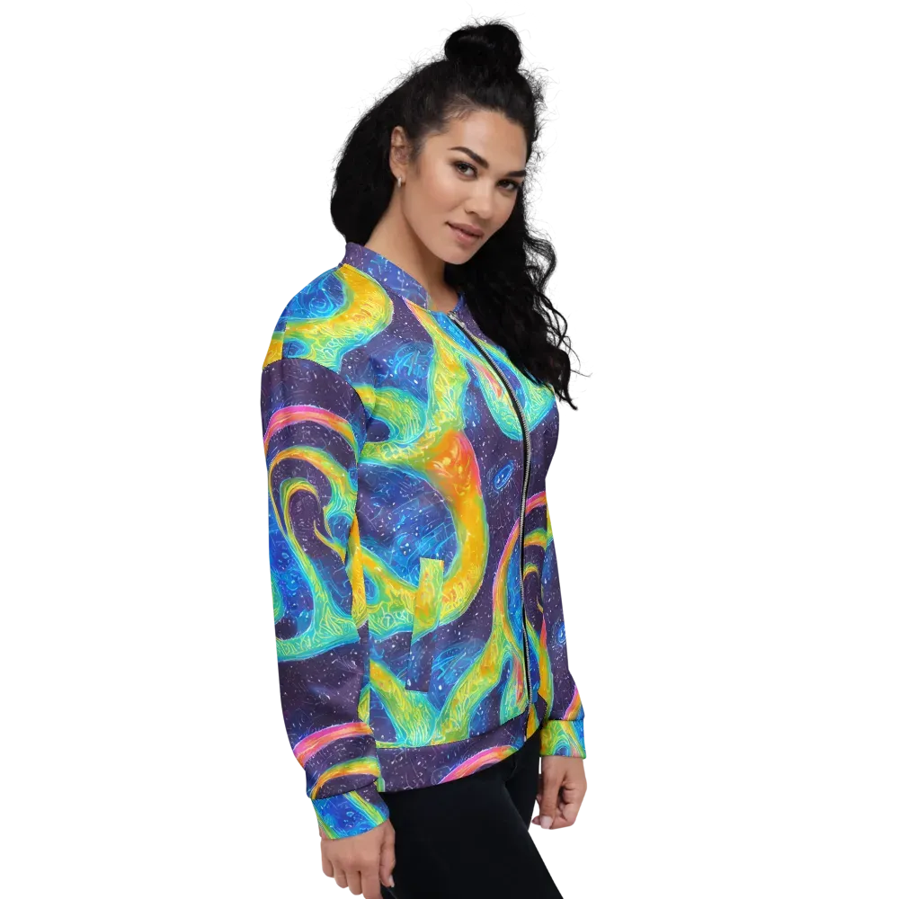 Oceanic Voltage on Bomber Jacket — Right