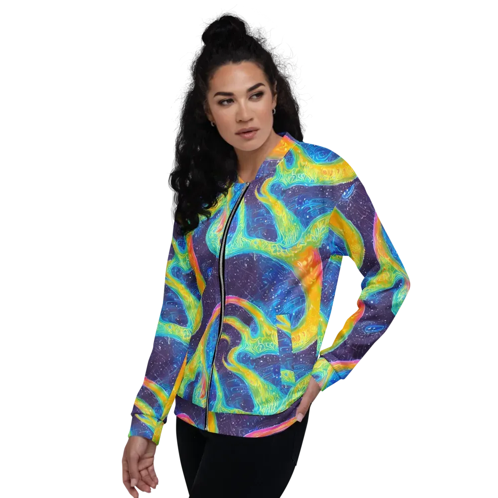 Oceanic Voltage on Bomber Jacket — Left
