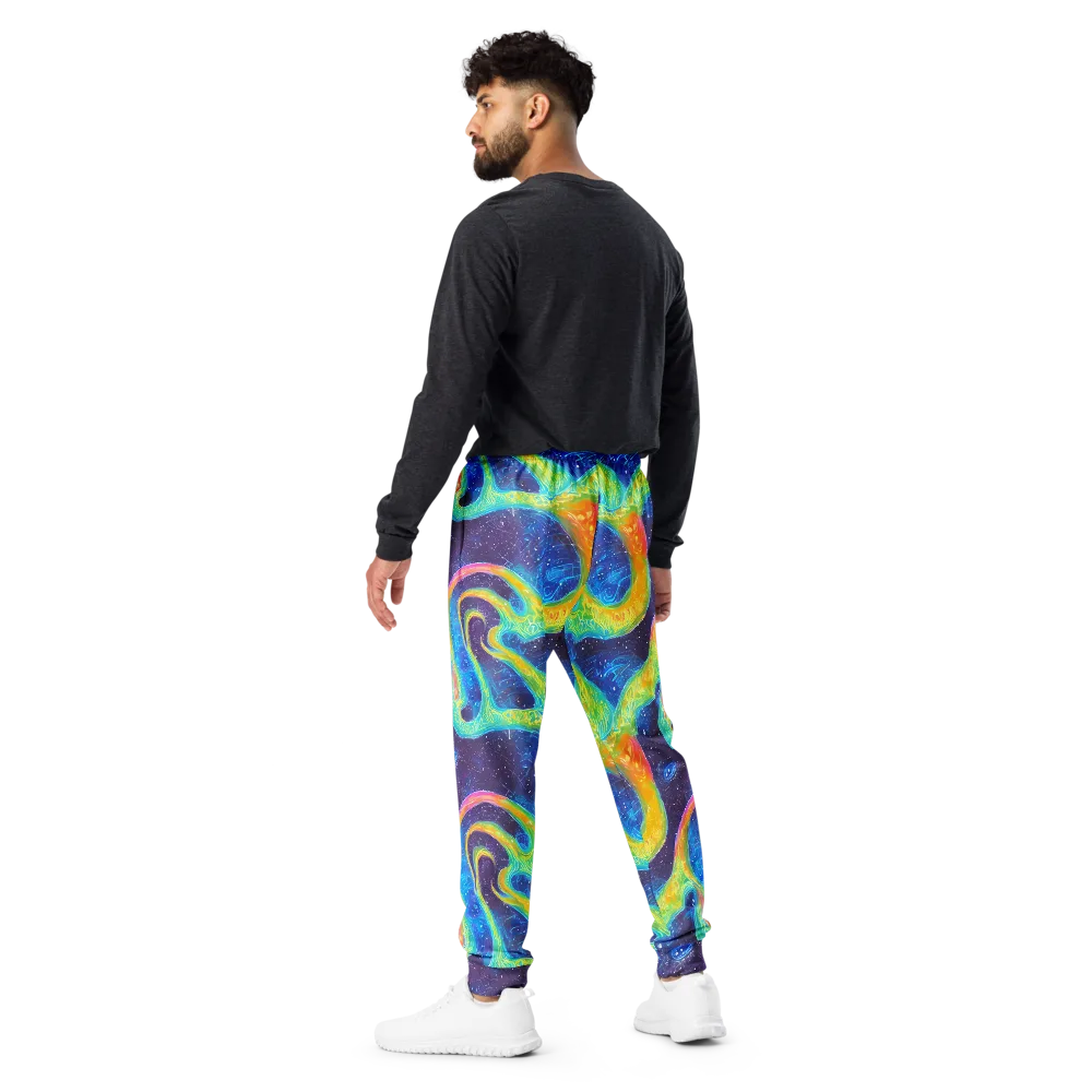 Oceanic Voltage on Men's Joggers — Back