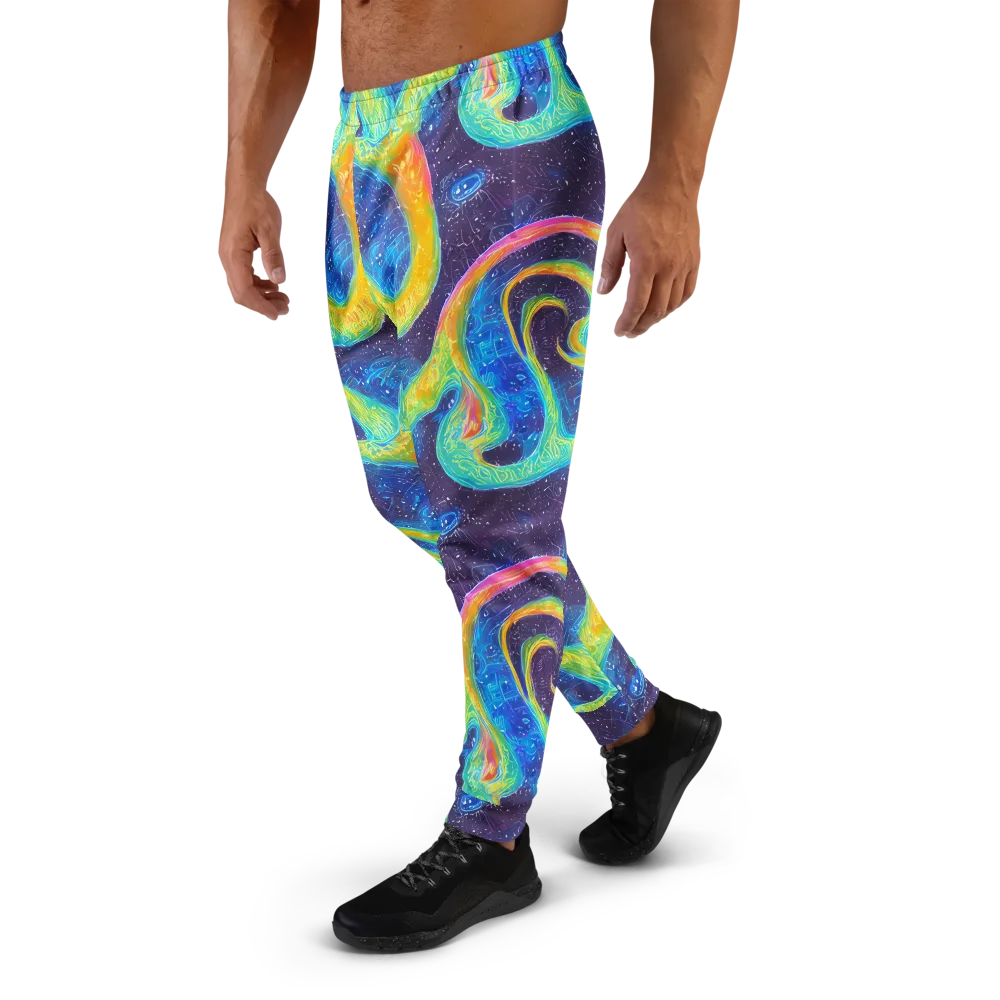 Oceanic Voltage on Men's Joggers — Left