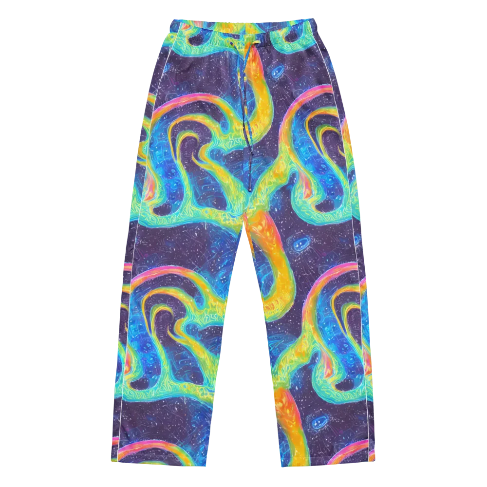 Oceanic Voltage on Women's Pajama Pants — Front