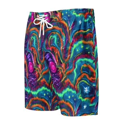 Dreamwave Bloom on a Men's Board Shorts
