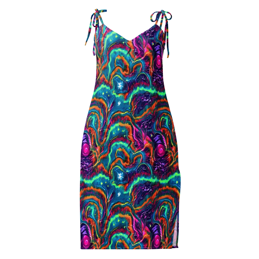 Dreamwave Bloom on Slip Dress — Front